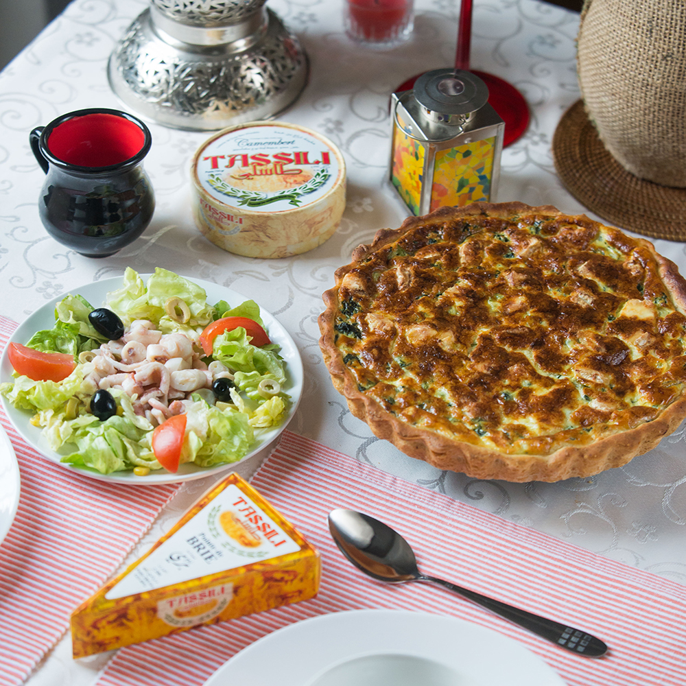 Recette Tassili Quiche aux epinards